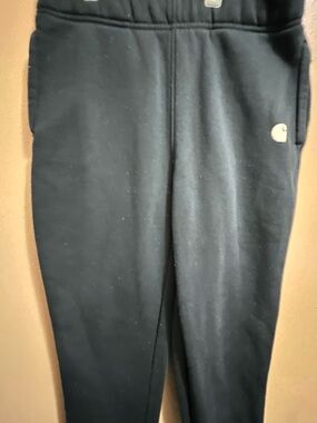 Carhartt Black Jogger women sweat pants with Logo Patch